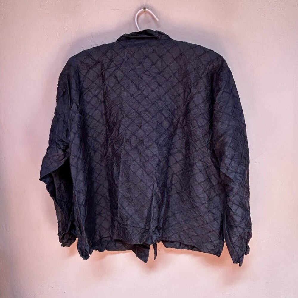 Spin Studio Womens Size Medium Button-Front Ruffl… - image 2